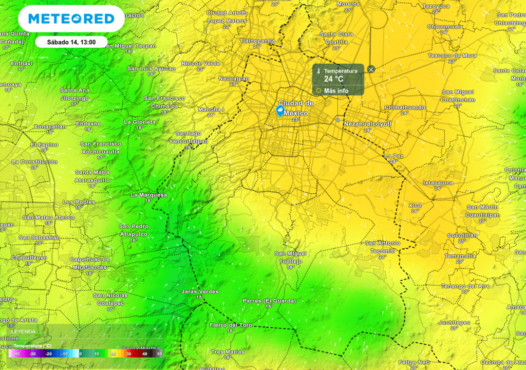 Durante la tarde y las primeras horas de la noche, el ambiente en la capital será mayormente templado.