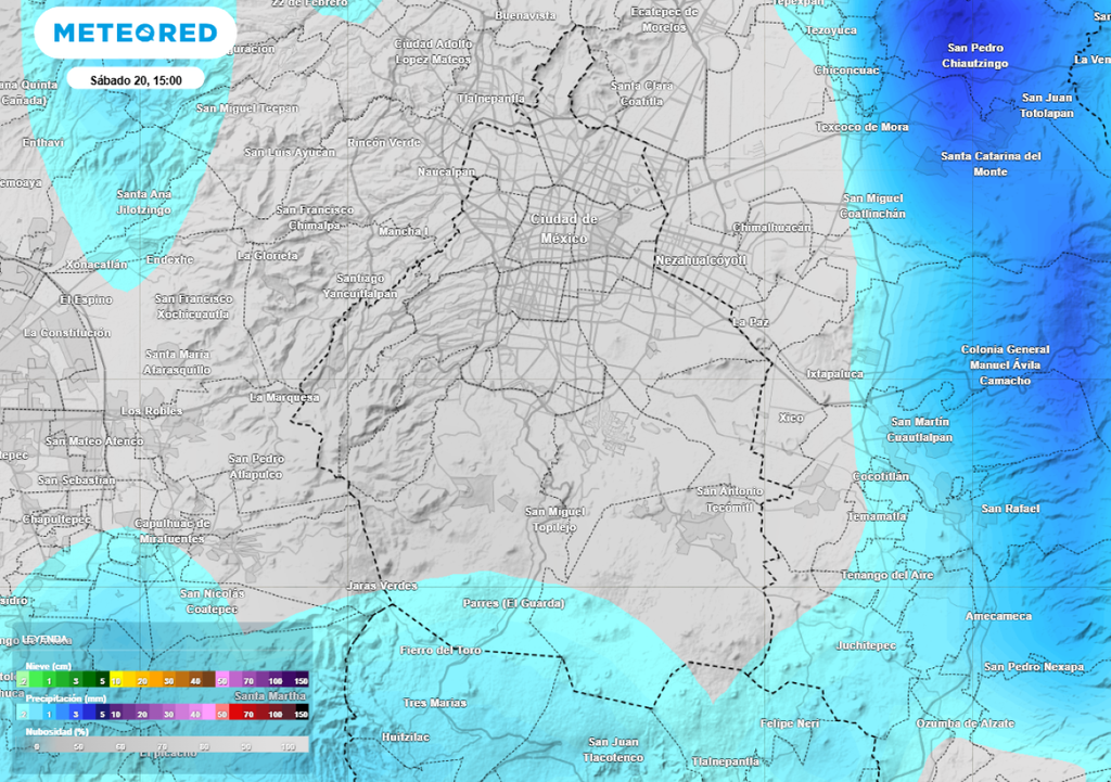 El acumulado de lluvias de este sábado 20 de junio puede alcanzar hasta los 10 mm, concentrándose en el norte y sur. El acumulado de lluvias de este sábado 20 de junio puede alcanzar hasta los 10 mm, concentrándose en zonas periféricas del norte y sur.