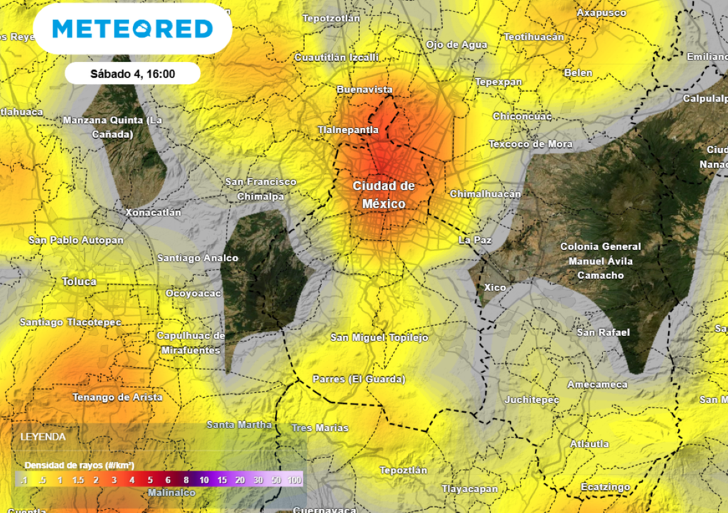 Se prevé actividad eléctrica entre las 15 y 18 horas pero no será la única amenaza este sábado en CDMX. Se prevén tormentas eléctricas entre las 15 y 18 horas, pero no será la única amenaza este sábado en CDMX.