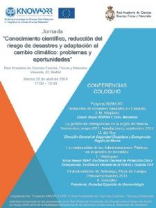 CONOCIMIENTO CIENTÍFICO, REDUCCIÓN DEL RIESGO DE DESASTRES Y ADAPTACIÓN AL CAMBIO CLIMÁTICO: PROBLEMAS Y OPORTUNIDADES