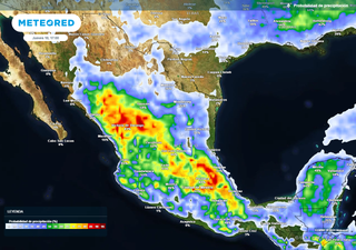 Consecuencias de las ondas tropicales 11 y 12: este será el recorrido de las intensas lluvias con descargas eléctricas