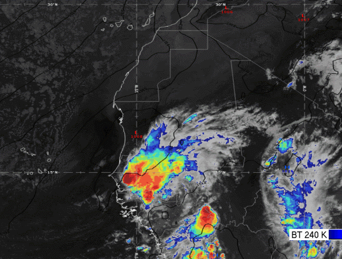 Consideraciones de la irrupción tropical sur-norte sobre Canarias I