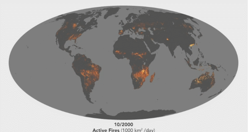 Construyendo una gran base de datos de fuegos
