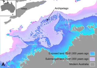 Lost continent off Australia would have been home to half a million people 70,000 years ago