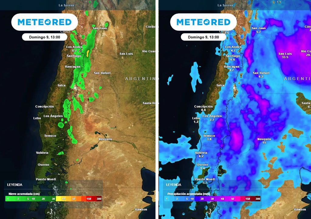 Nevadas y pp Nevadas y pp