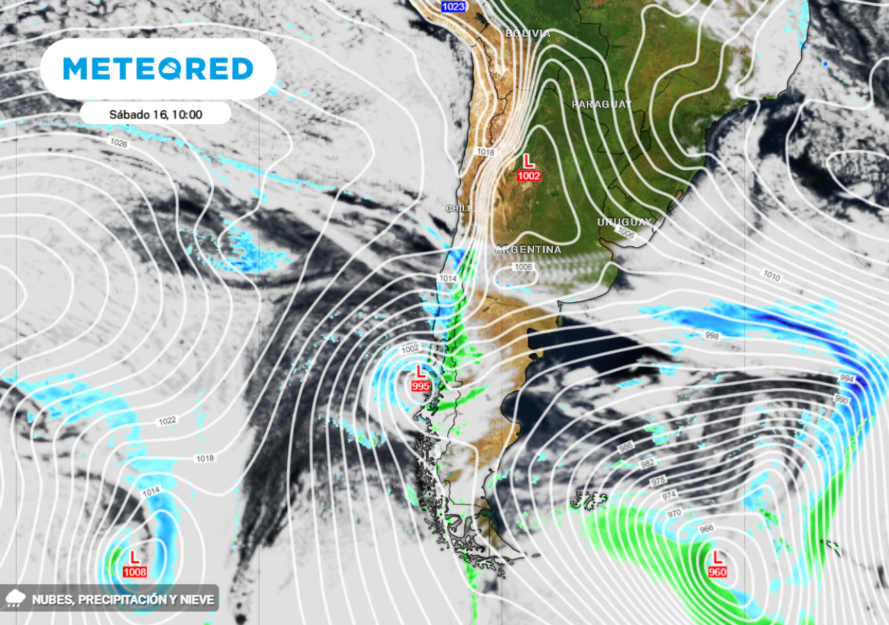 Continúan las precipitaciones durante el fin de semana, pero debilitándose poco a poco.