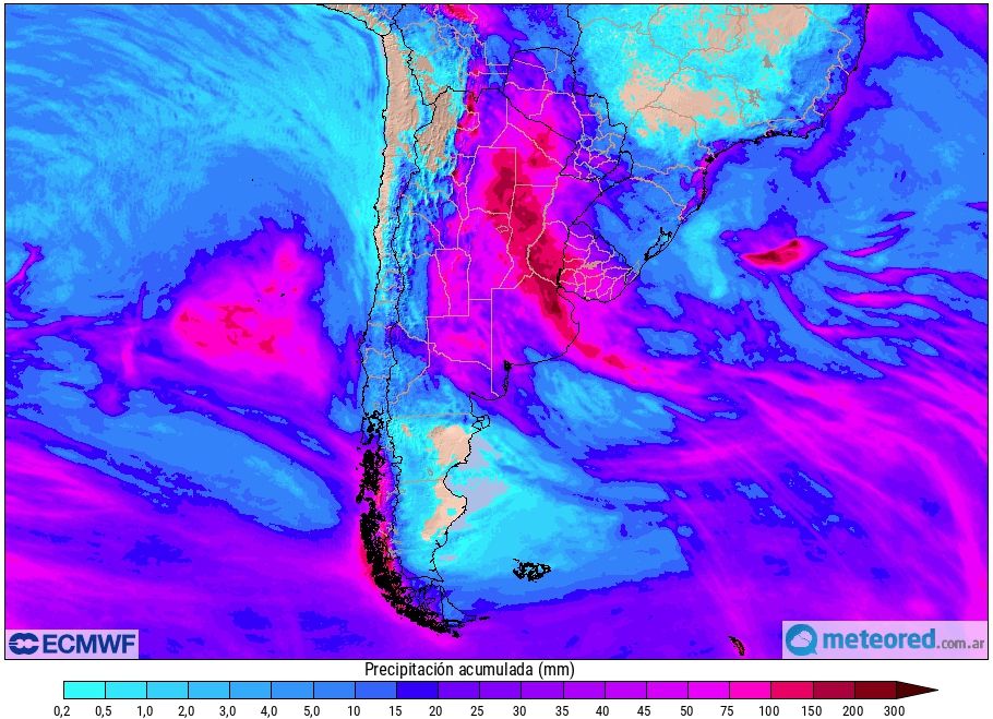 Lluvias modelo ECMWF