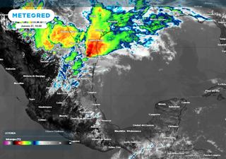 Continuarán las tormentas fuertes y posibles torbellinos al Noreste de México