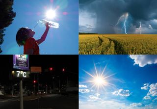 Frio, calor, chuvas e tempestades pontuais antecedem intensa virada do tempo do feriado na Região Sul