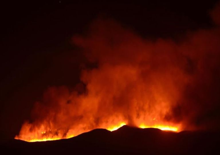 Controlan incendio en el Kilimanjaro Controlan incendio en el Kilimanjaro