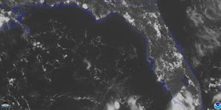 Convección sobre Florida vista por GOES-14 a 1 minuto de resolución temporal