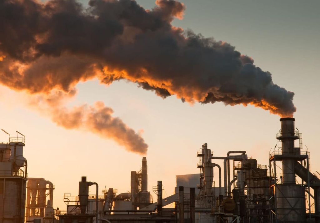 emissões de gases, combustíveis fósseis, indústria
