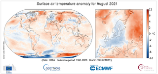 Copernicus: El verano de 2021, el más cálido en Europa