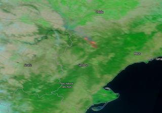 Copernicus y los incendios forestales en Tarragona