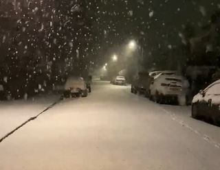 Cornwall hit by rare heavy snow, with roads blocked and schools closed