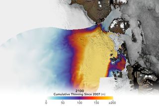 La corriente de hielo del noreste de Groenlandia se adelgaza: consecuencias