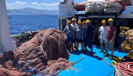 Cos'&egrave; la "rete fantasma" rivenuta nel fondo del Mar Tirreno durante una campagna di ricerca scientifica