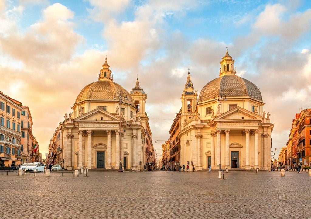 Le chiese di Santa Maria in Montesanto e Santa Maria dei Miracoli a Piazza del Popolo