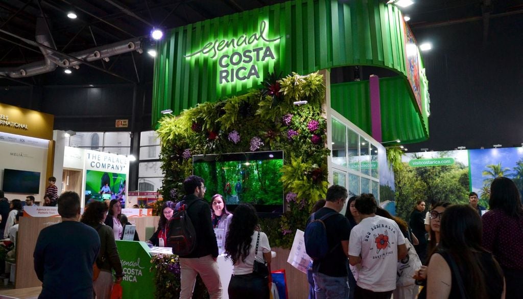 Feria Internacional de Turismo Stand de Costa Rica en plena Feria Internacional de Turismo 2026 (FIT) en Buenos Aires