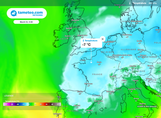 Coulée d’air polaire en France : jusqu'à quand ? Risque de gelées, giboulées voire neige et orages ?