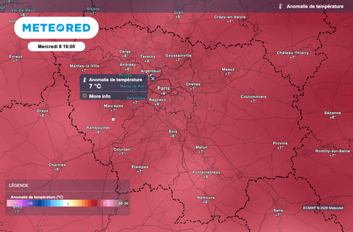 Coup de chaud sur Paris et l&rsquo;&Icirc;le-de-France cette semaine avant une d&eacute;gringolade des temp&eacute;ratures &agrave; partir de cette date