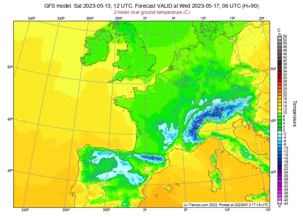 La fraîcheur sera marquée notamment les matins avec parfois des valeurs inférieures à 5°C dans les campagnes.