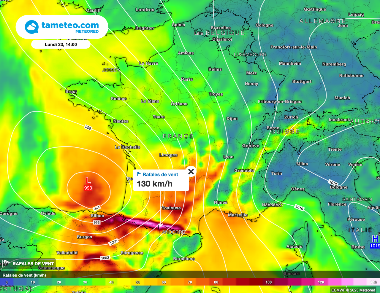 Coup de vent ou tempête : vers une semaine encore plus agitée !