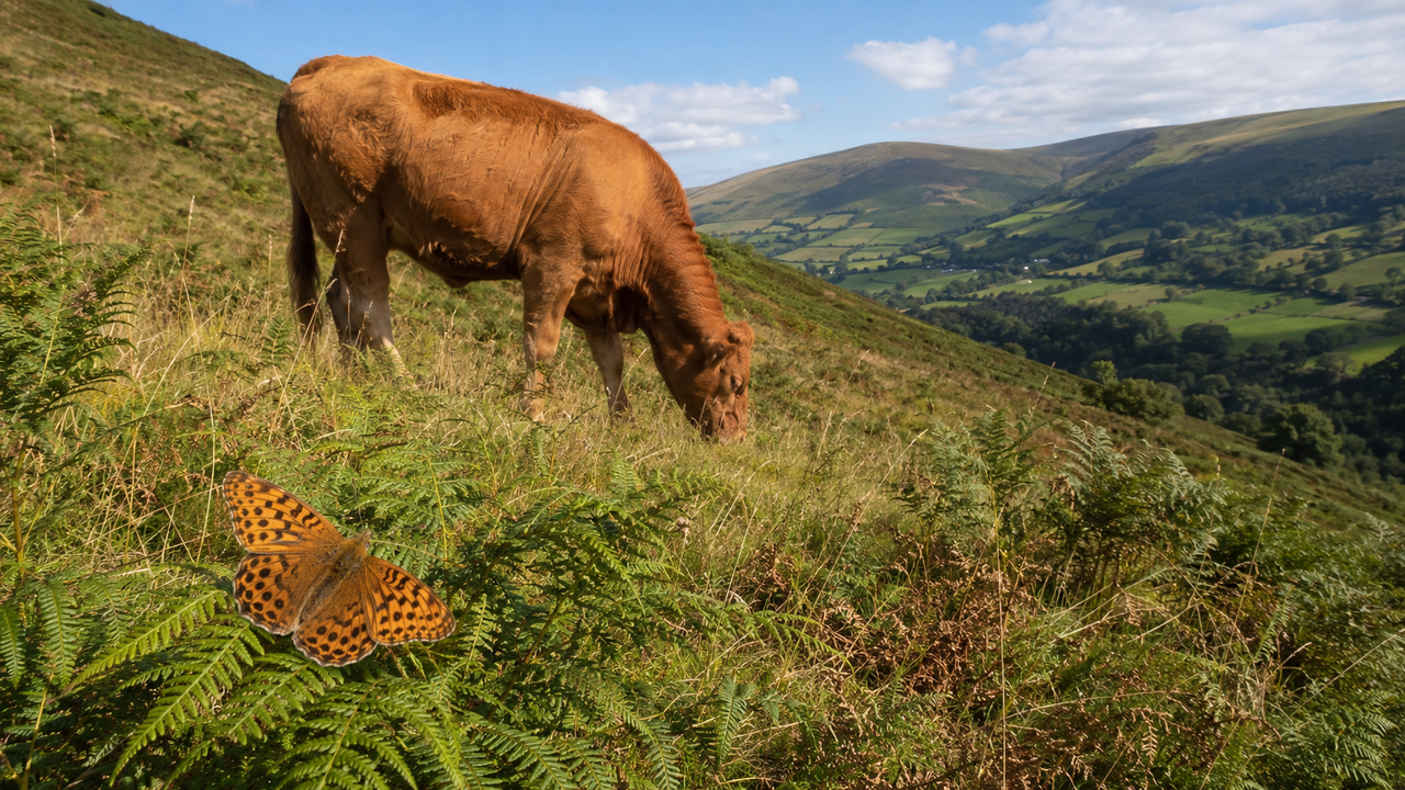 Cows are helping save one of Britain's rarest butterflies in South Wales
