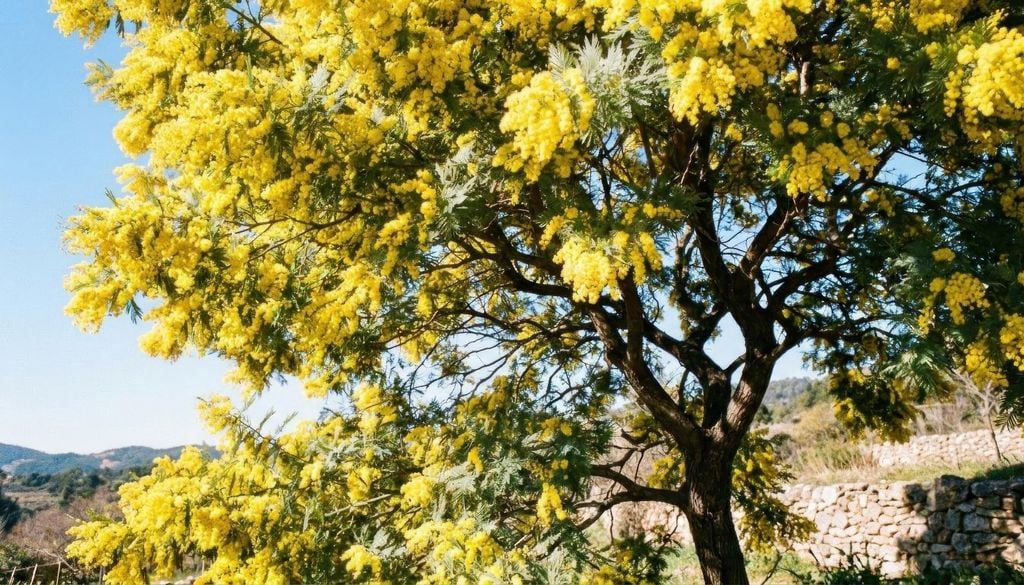 plantas La deslumbrante copa bañada de amarillo que transforma cualquier paisaje invernal.