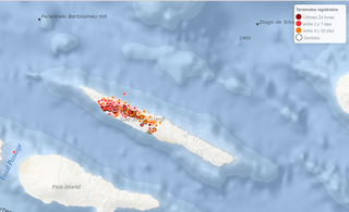 Crisis sísmica en São Jorge, Azores, por posible ascenso de magma
