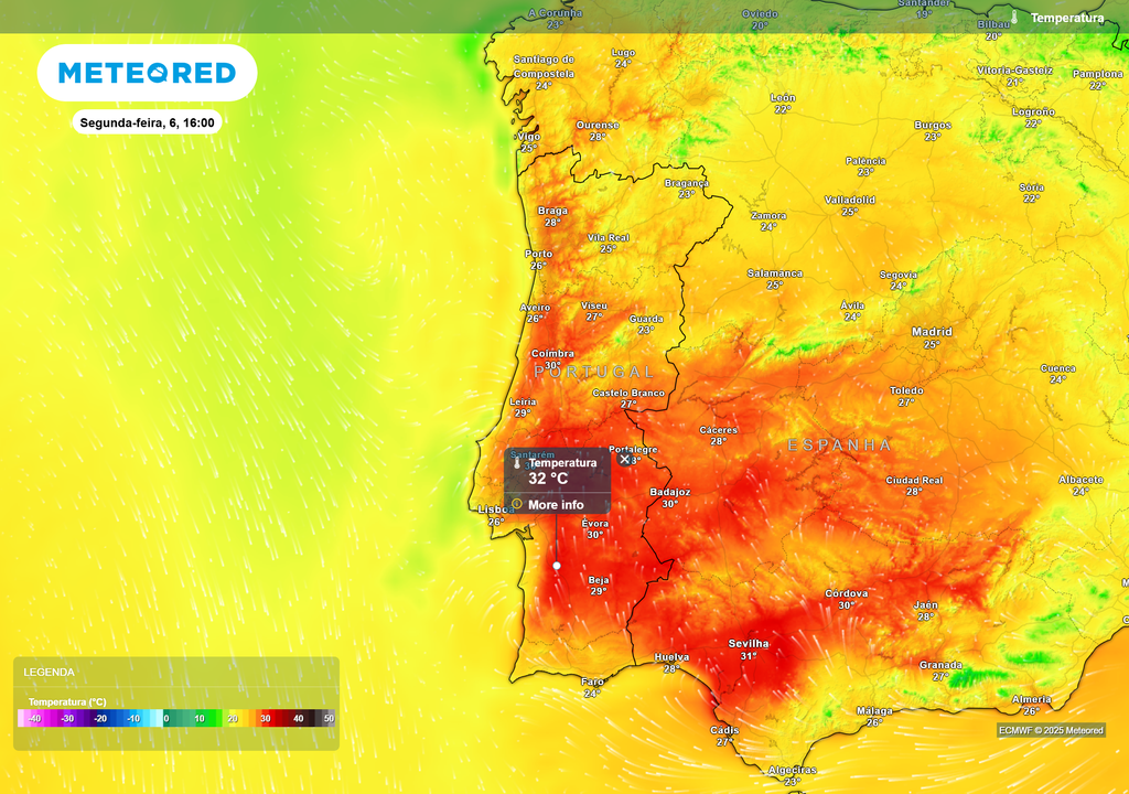 temperatura do ar à superfície temperatura do ar à superfície