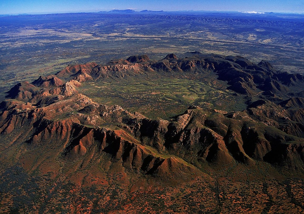 History of the perfectly symmetrical crater lying in the Arctic