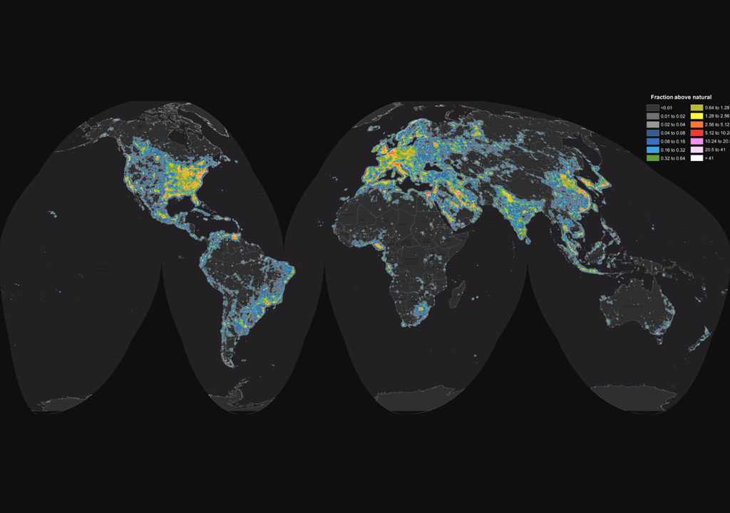 contaminación lumínica