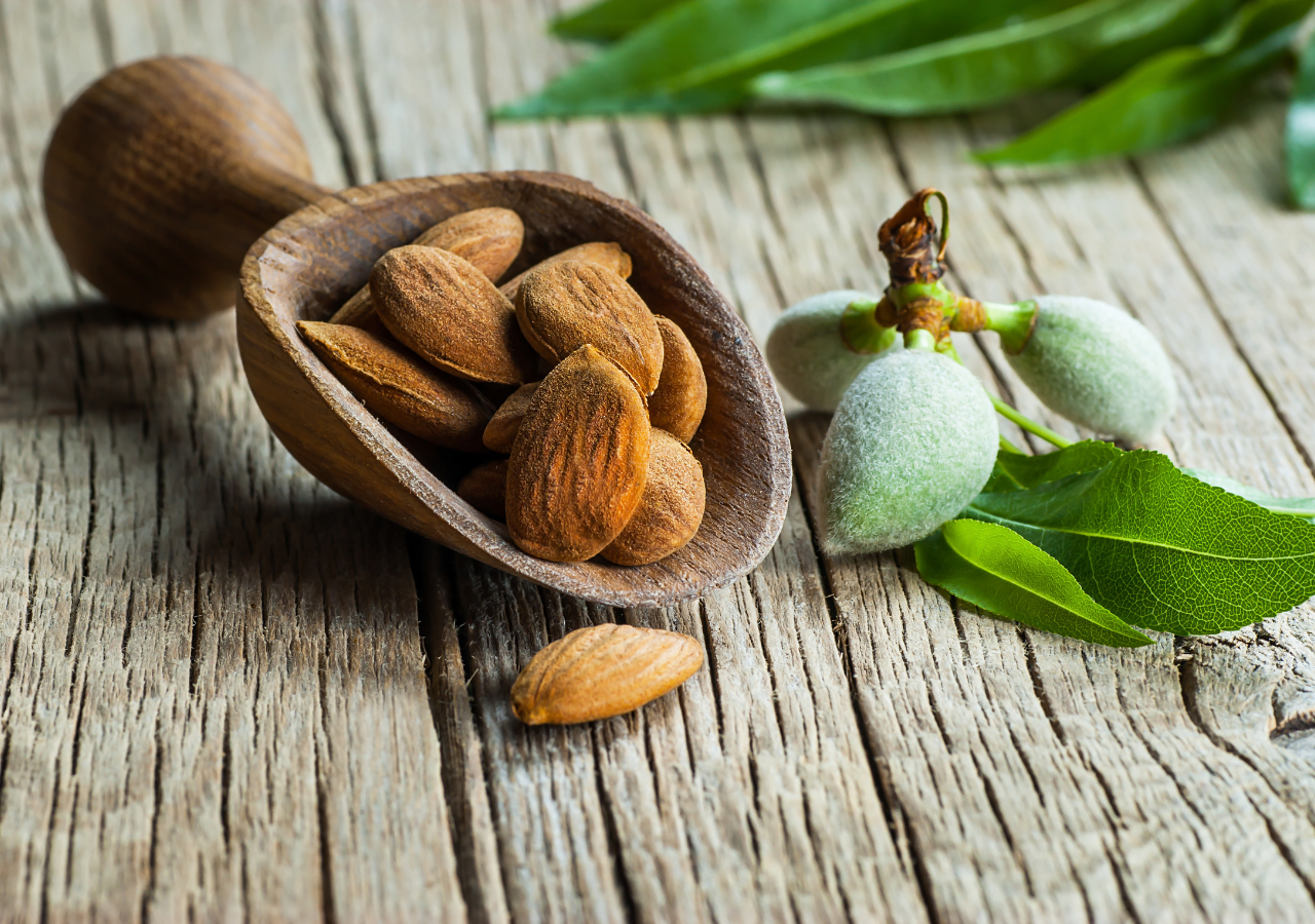 El almendro es originario de Asia Central, pero hoy en día, California es el principal productor mundial de almendras.