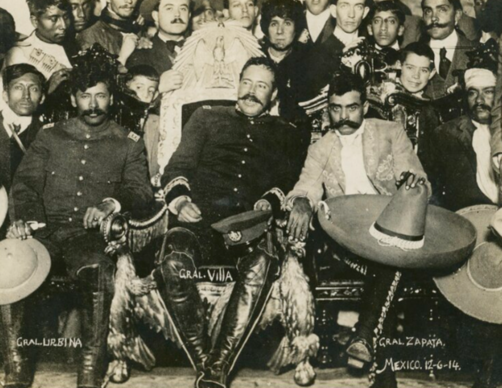 La fotografía fue tomada en Palacio Nacional en 1914. Foto de Gobierno de México.