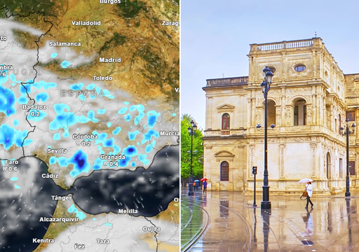 Cambios en el pronóstico de lluvias para Andalucía: ahora parece que lloverá más este día
