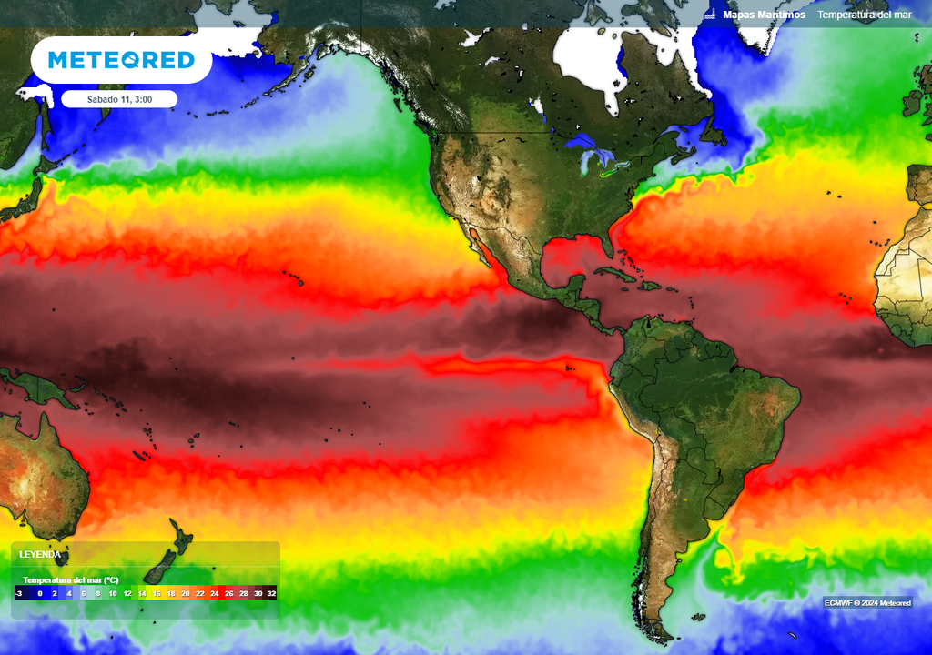 Temperatura de la superficie del mar Temperatura de la superficie del mar