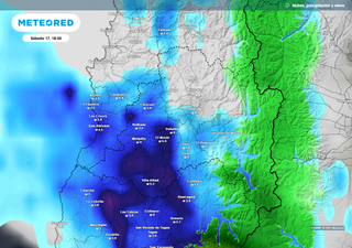 ¿Cuándo inician las lluvias de este fin de semana en el Gran Santiago? Montos más altos se proyectan para estas comunas