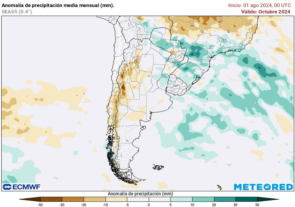 Anomalia de precipitaciones