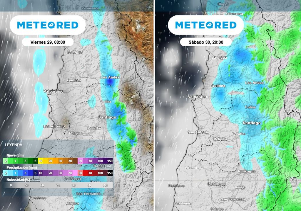 mapa de precipitación
