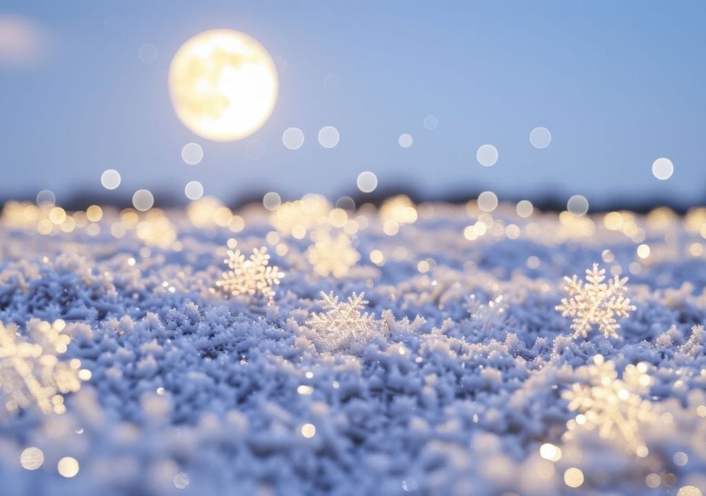 Luna de Nieve Conocida popularmente como "Luna de Nieve", el plenilunio de febrero se da en condiciones invernales extremas en el hemisferio norte: de ahí su nombre.