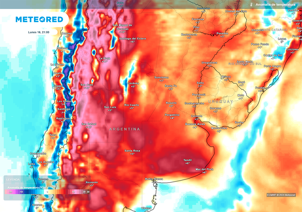 Temperatura, Calor, Argentina, Norte, Viento Temperatura, Calor, Argentina, Norte, Viento