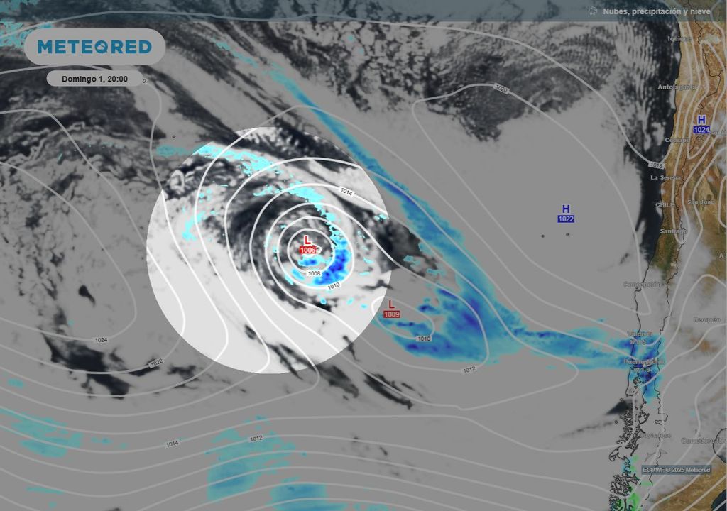 Lluvias en Región de Biobío, Meteored Chile