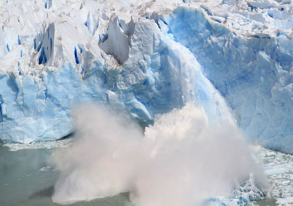 Desprendimientos en el Glaciar Perito Moreno