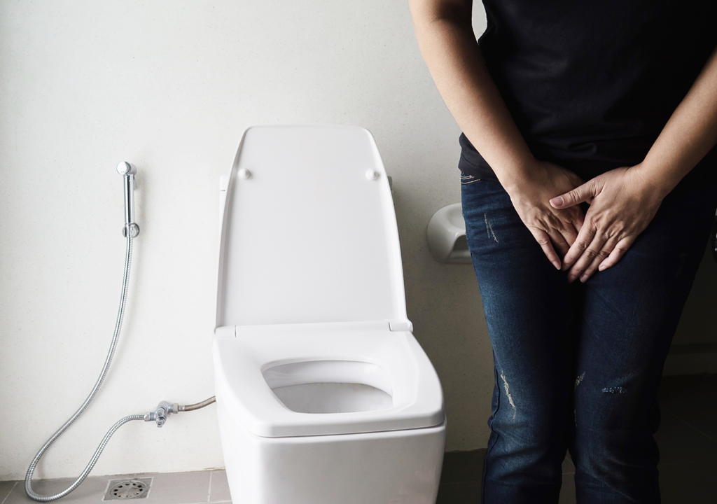 Persona en el baño