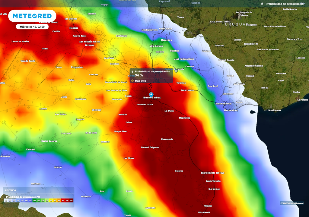 Buenos Aires alerta tormentas fuertes ciclogénesis pronóstico tiempo clima Argentina