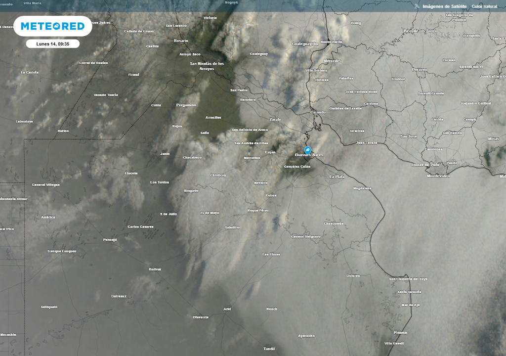 Buenos Aires alerta tormentas fuertes ciclogénesis pronóstico tiempo clima Argentina