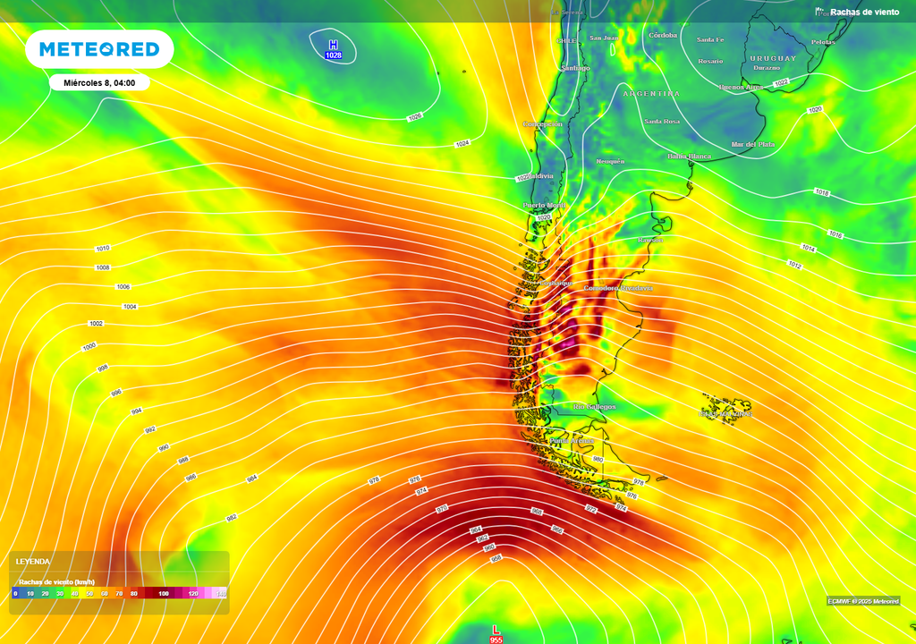 rachas de viento previstas