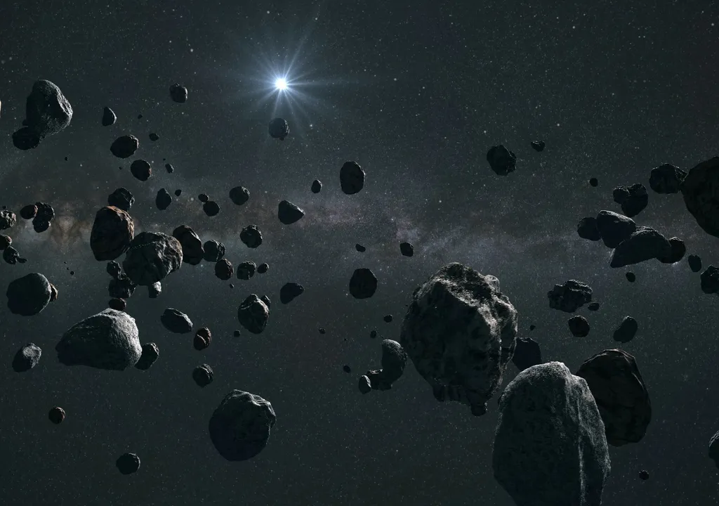 ¿Cuántos asteroides hay en el sistema solar y dónde están ubicados?
