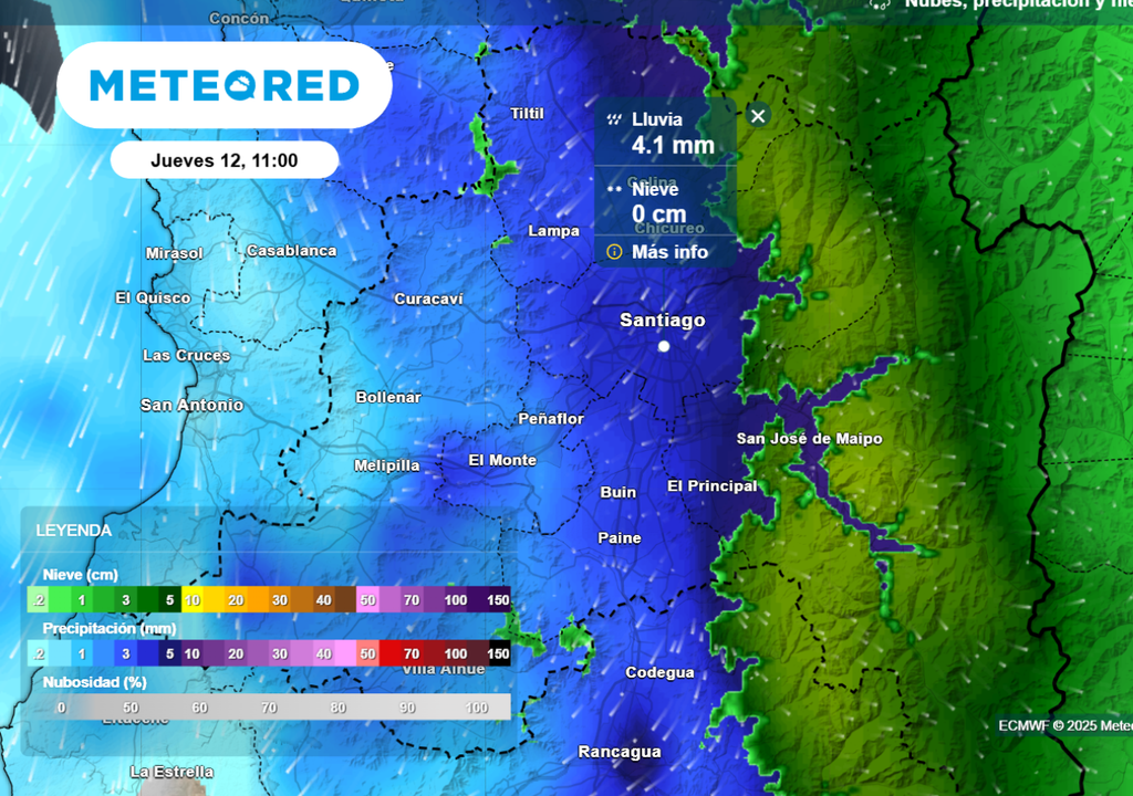 Lluvia y nieve Lluvia y nieve